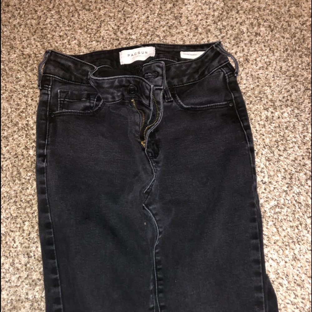 Pacsun midrise skinny size 24 jeans lightly worn
